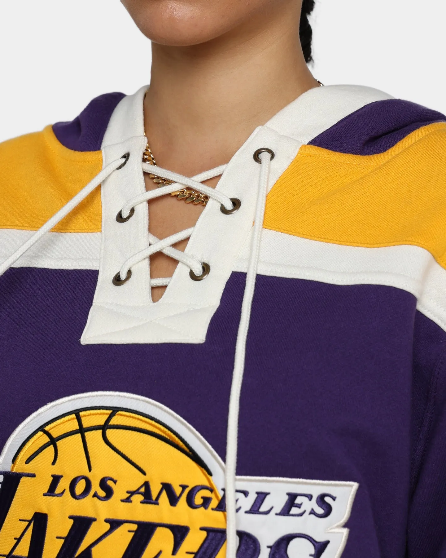 47 Brand Los Angeles Lakers Superior Lacer Hoodie Purple