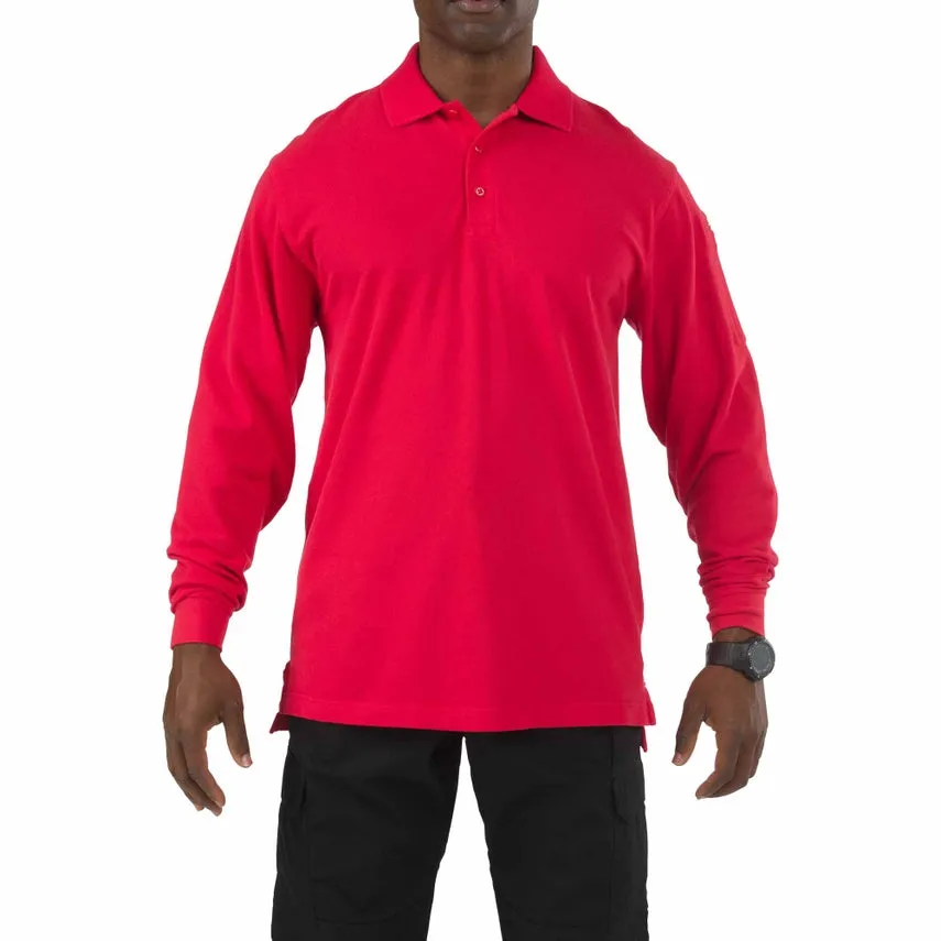 5.11 Mens Professional Long Sleeve Polo Shirt - Size 3XL