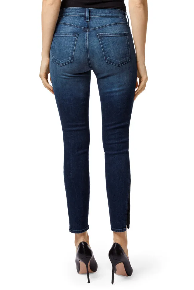 Alana High Rise crop skinny Dark Torrent Jeans