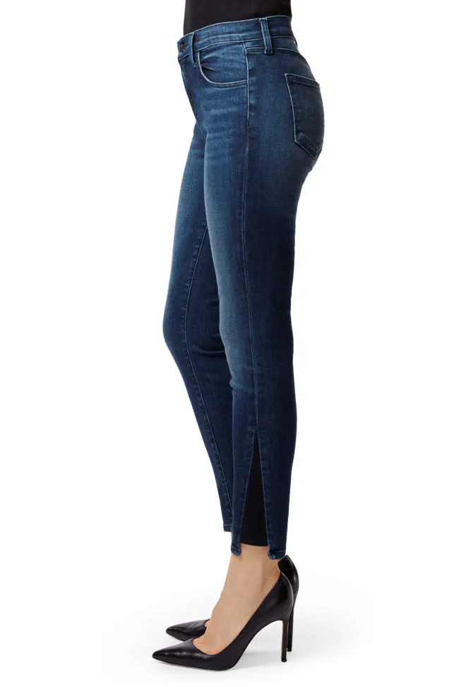 Alana High Rise crop skinny Dark Torrent Jeans