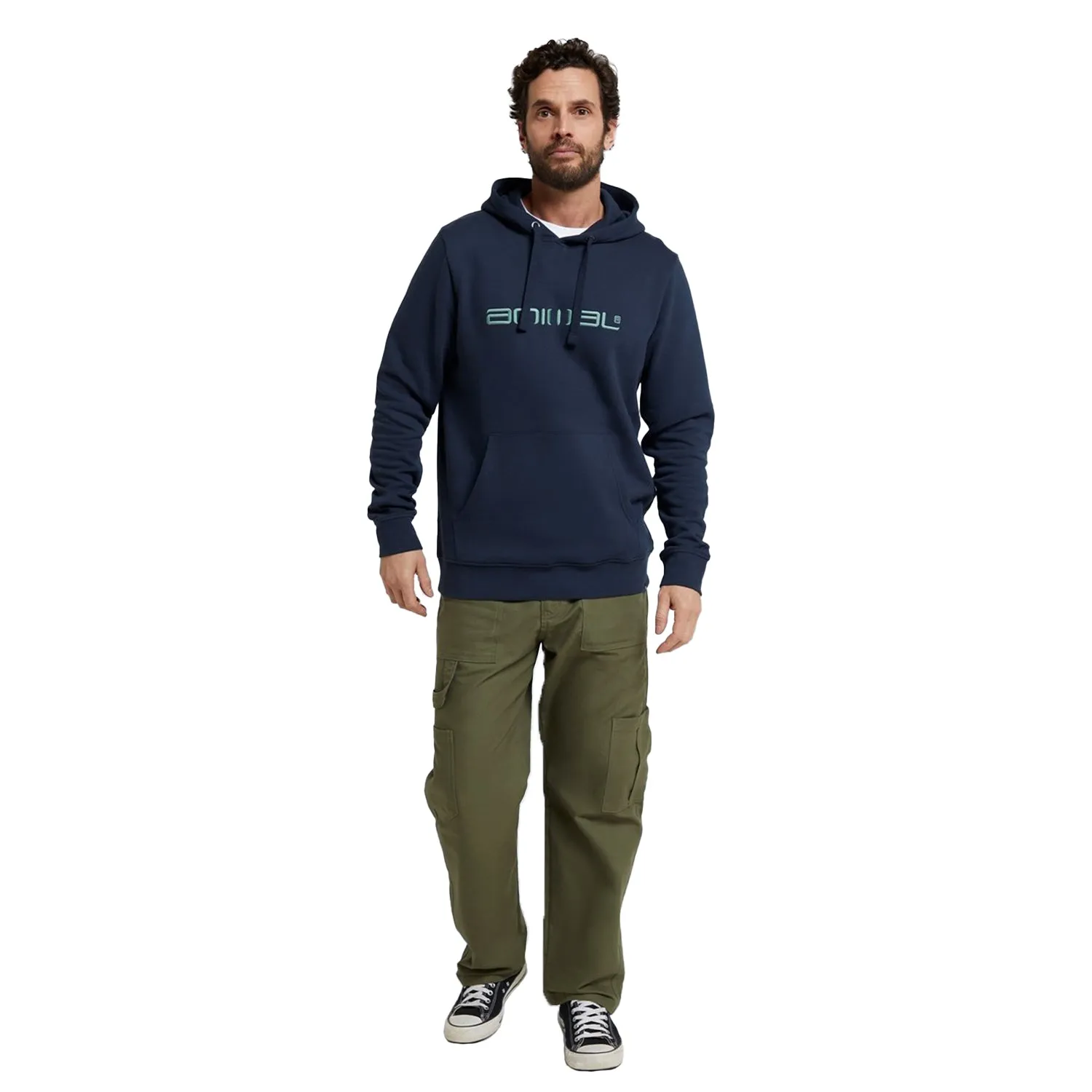 Animal Mens Driver Logo Organic Hoodie