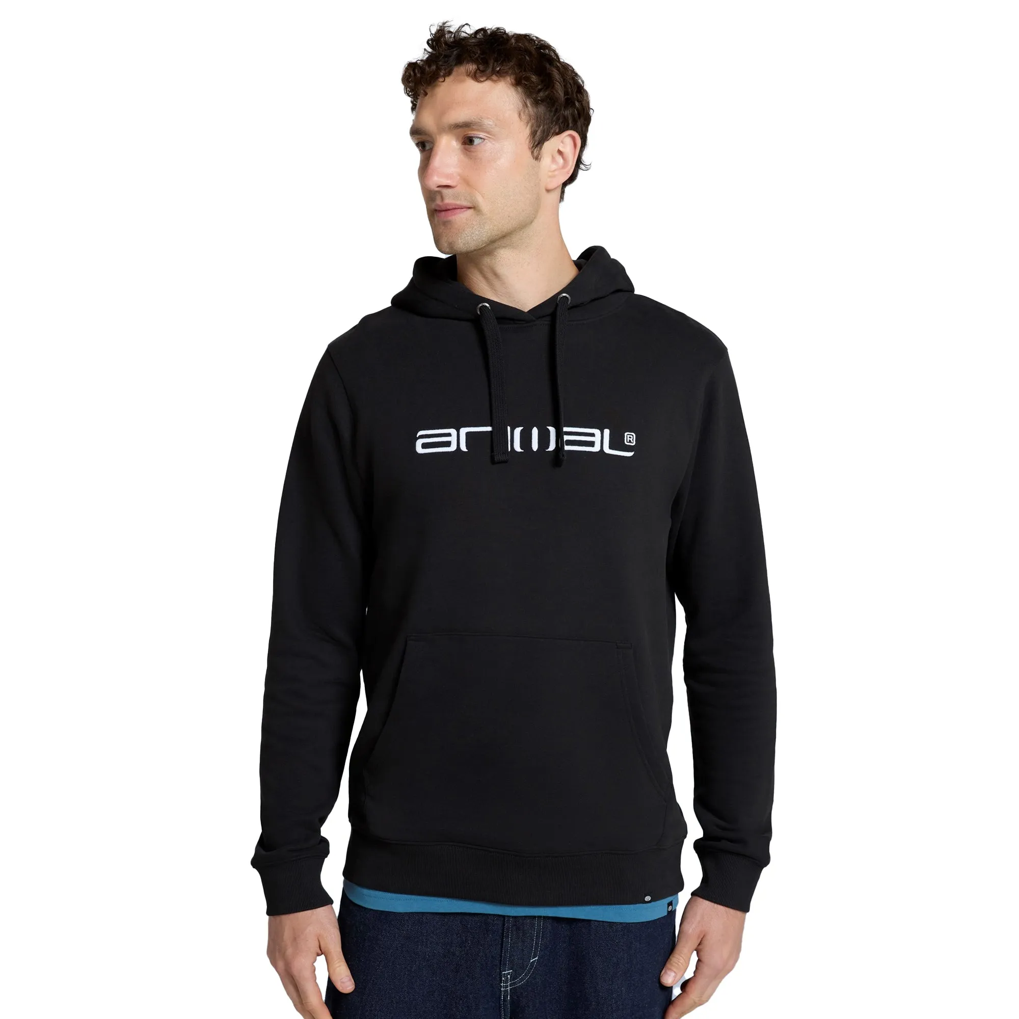 Animal Mens Driver Logo Organic Hoodie