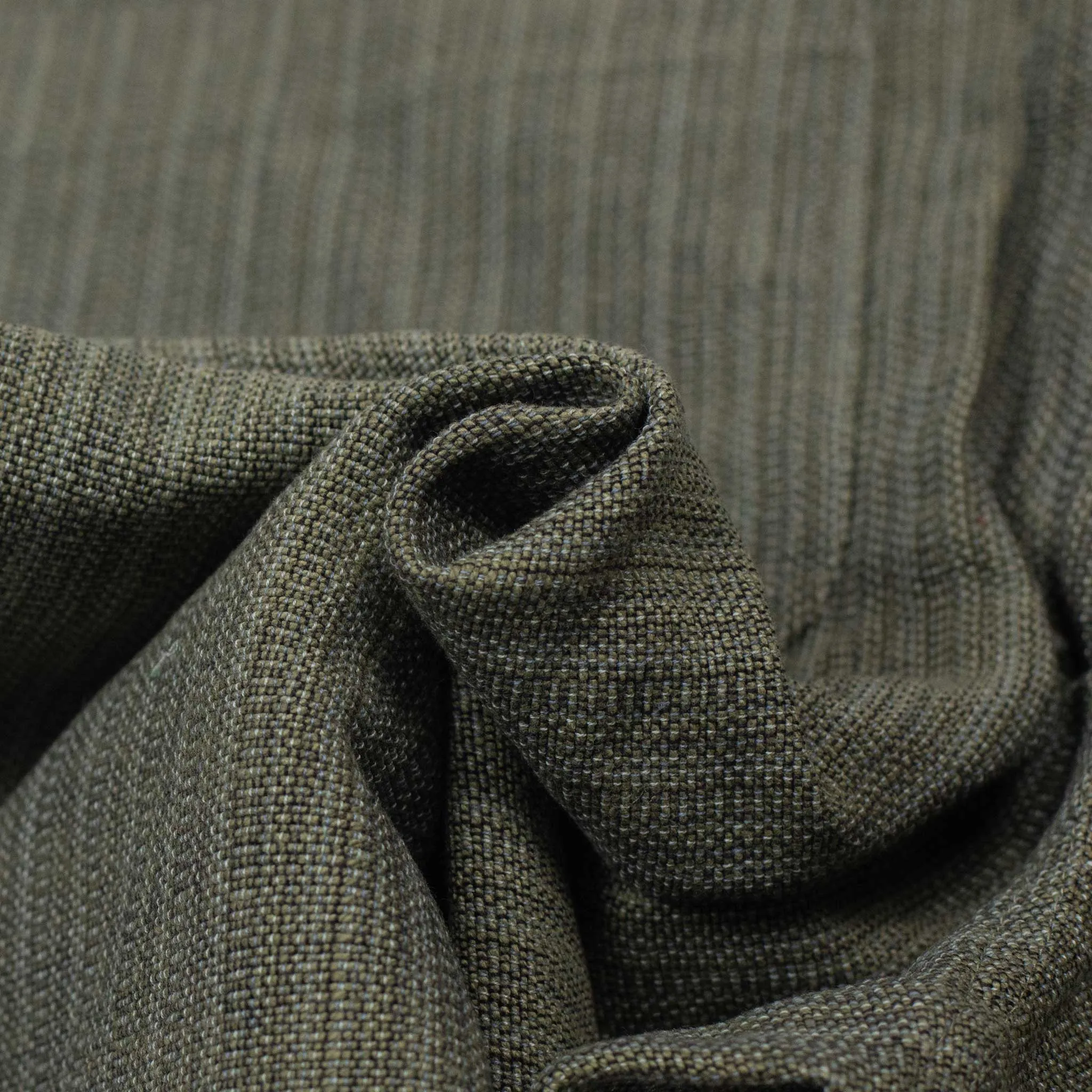 Antonio trouser in olive handloom cotton