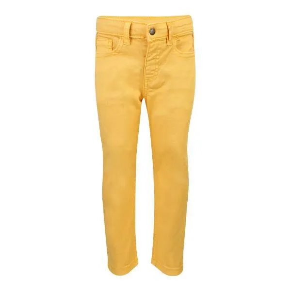 BABY BOYS TWILL TROUSER - YELLOW