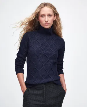 Barbour Burne Roll Neck Knit Jumper