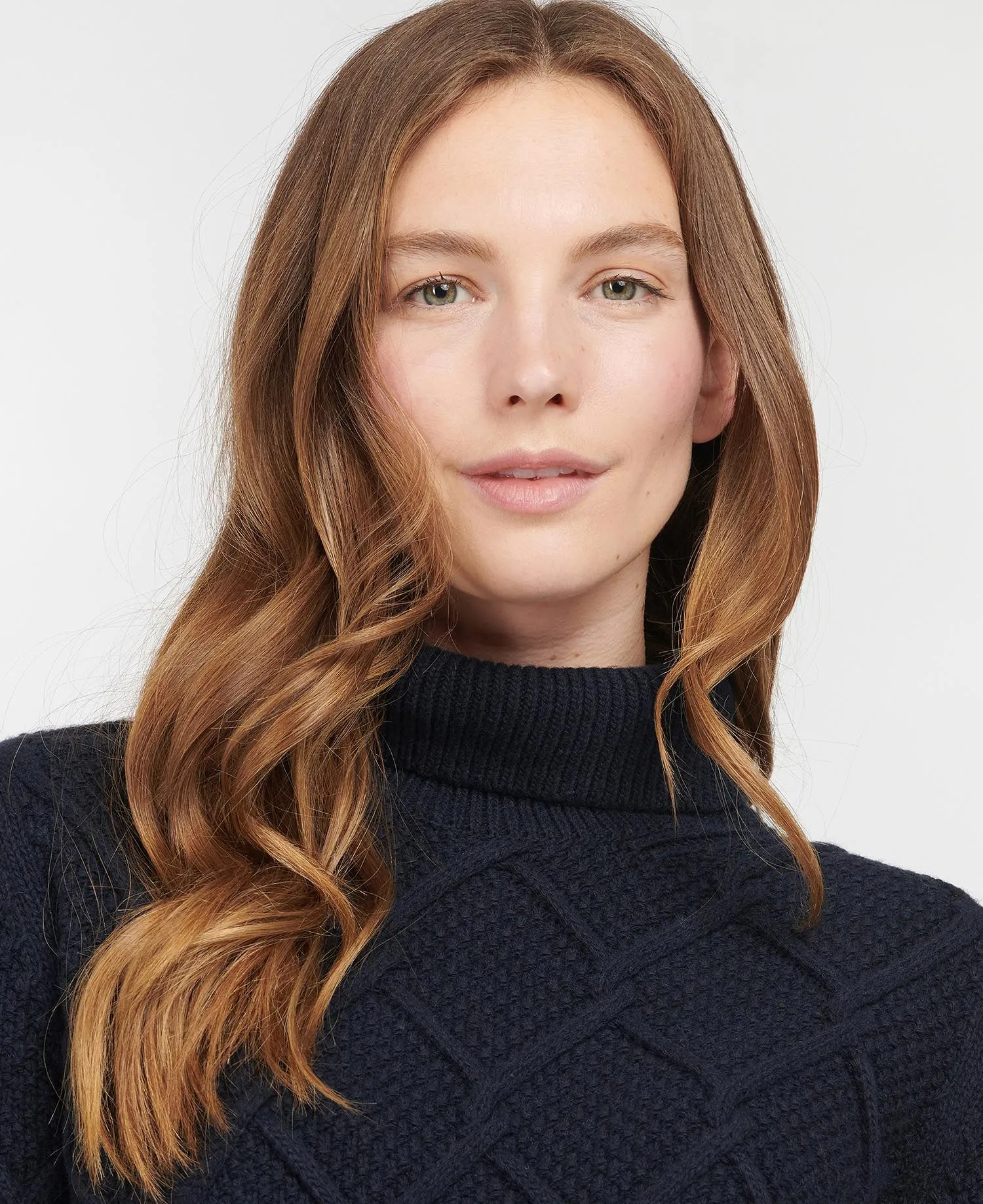 Barbour Burne Roll Neck Knit Jumper