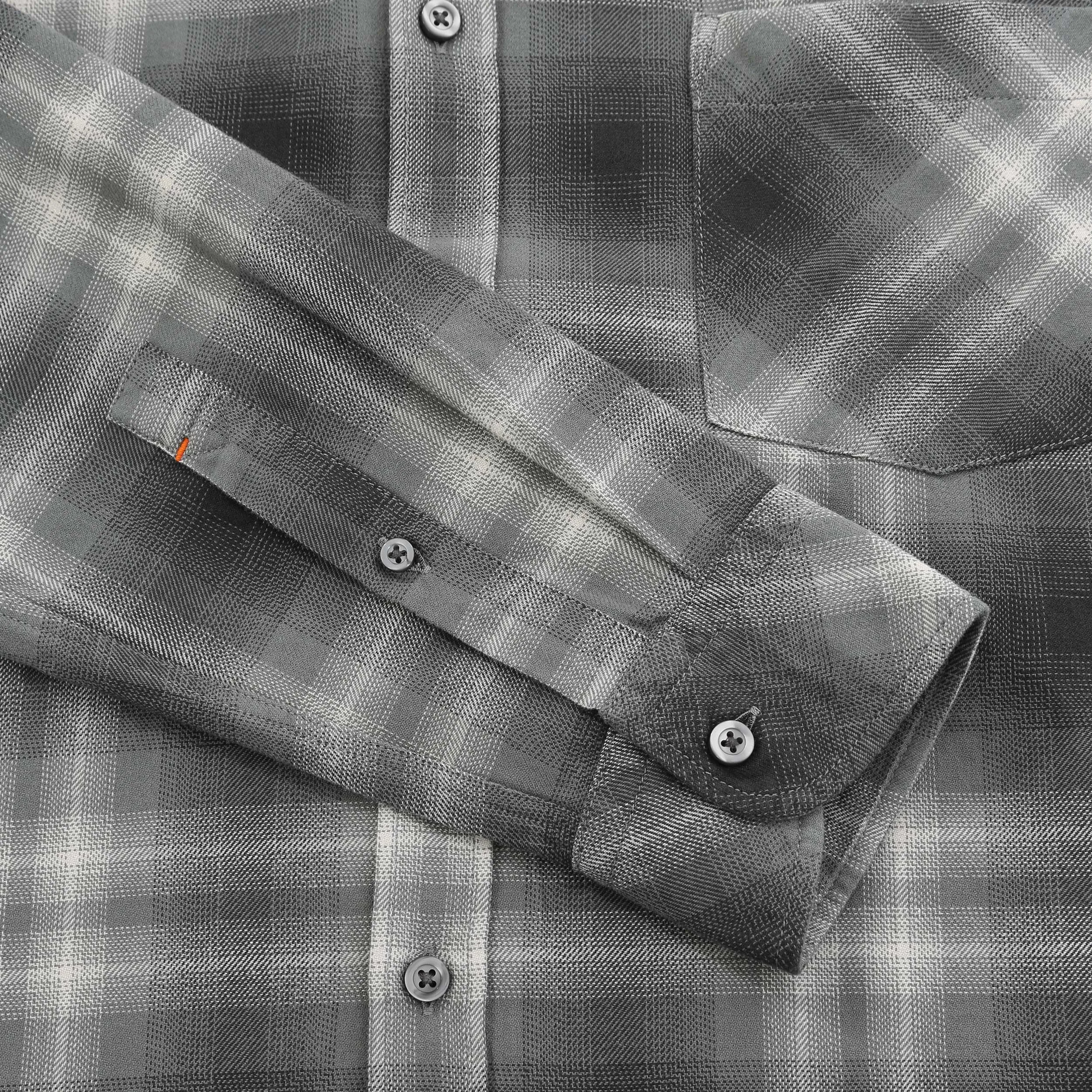 BOSS Rickert M Shirt in Open Grey Check