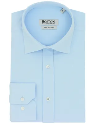 Boston Fine Tailoring - Liberty Business Shirt - Sky Blue