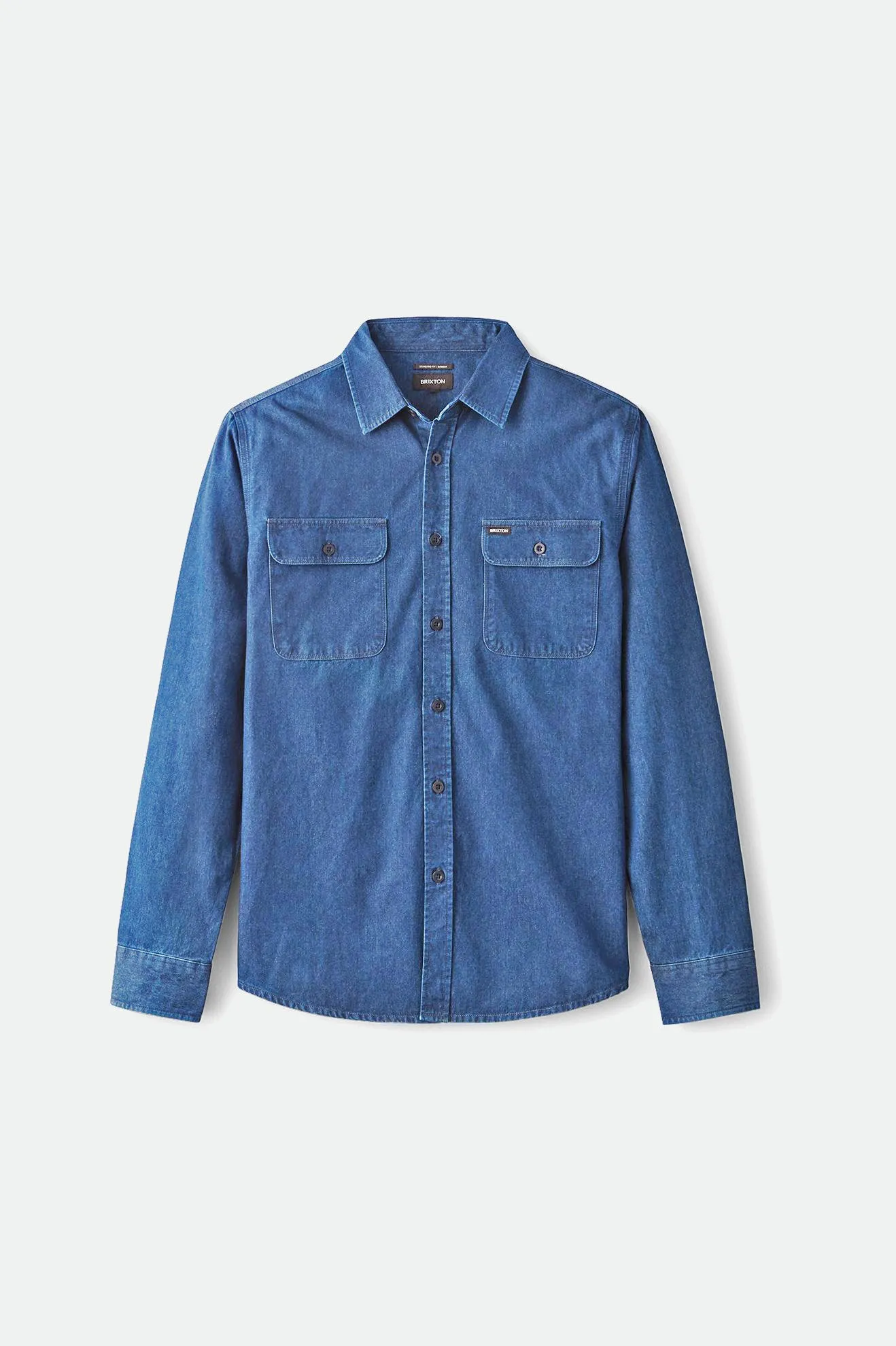 Bowery Stretch L/S Utility Shirt - Worn Indigo