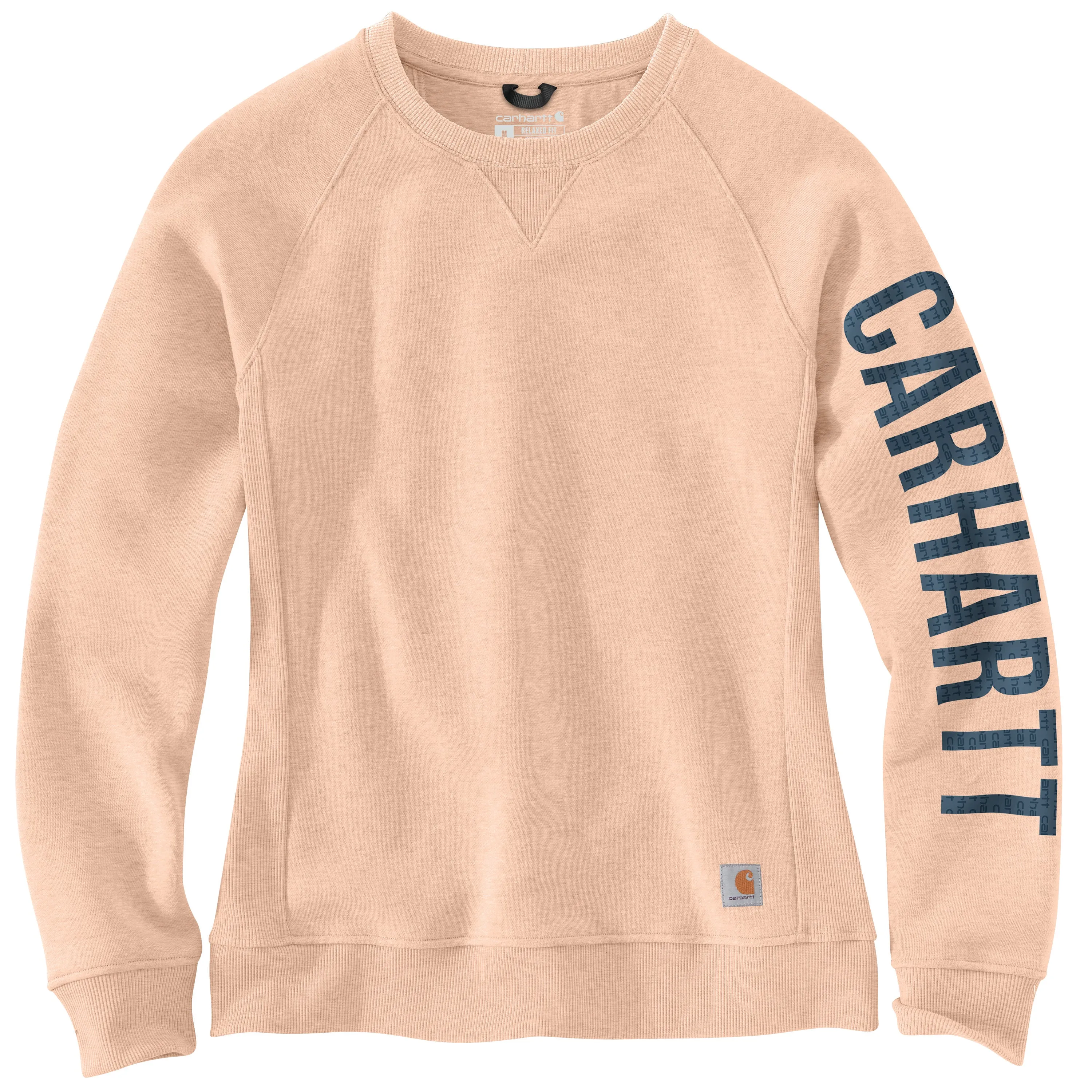 Carhartt Women's Crewneck Graphic Sweatshirt_Cantaloupe