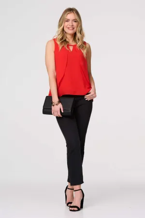 Cut Out Detail Sleeveless Top