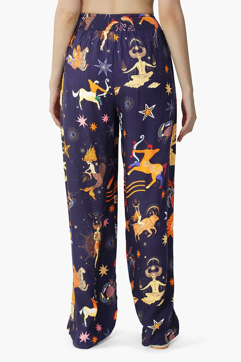 Dark Night Celestial Rpinted Pants