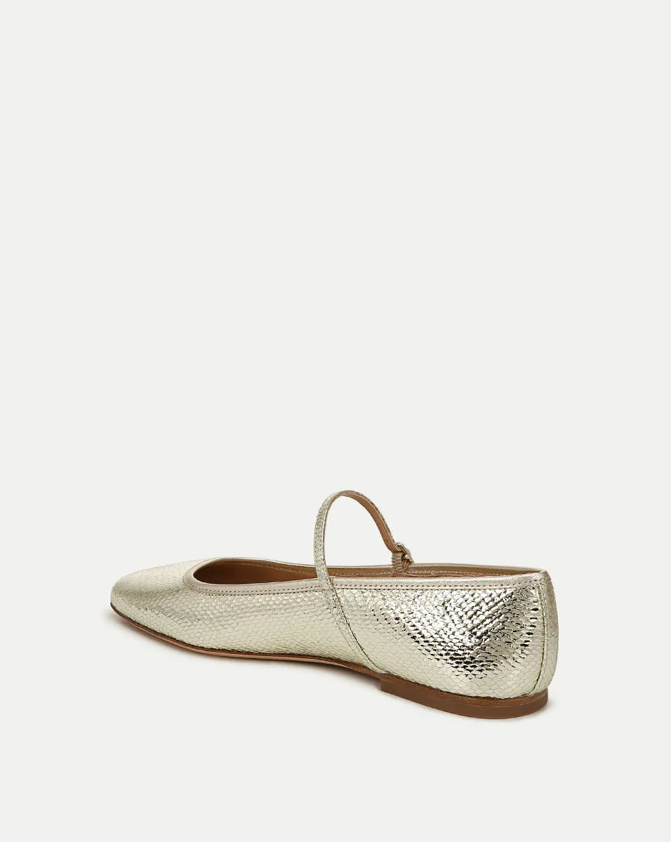 Ellie Metallic Flat