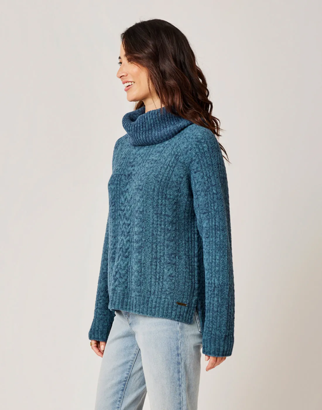 Field Sweater: Hydro Heather - FINAL SALE