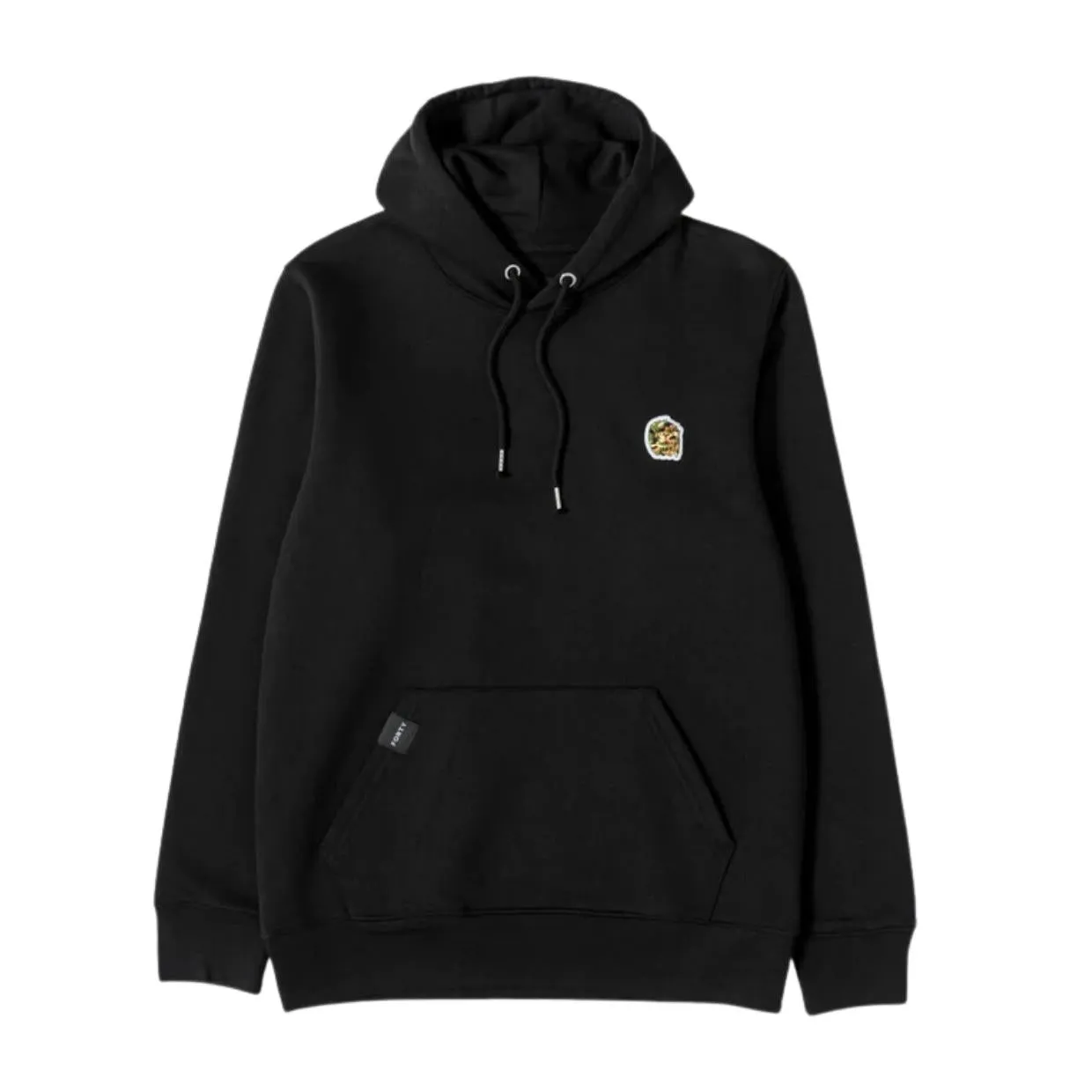 Forty Tom Logo Badge Black Hoodie