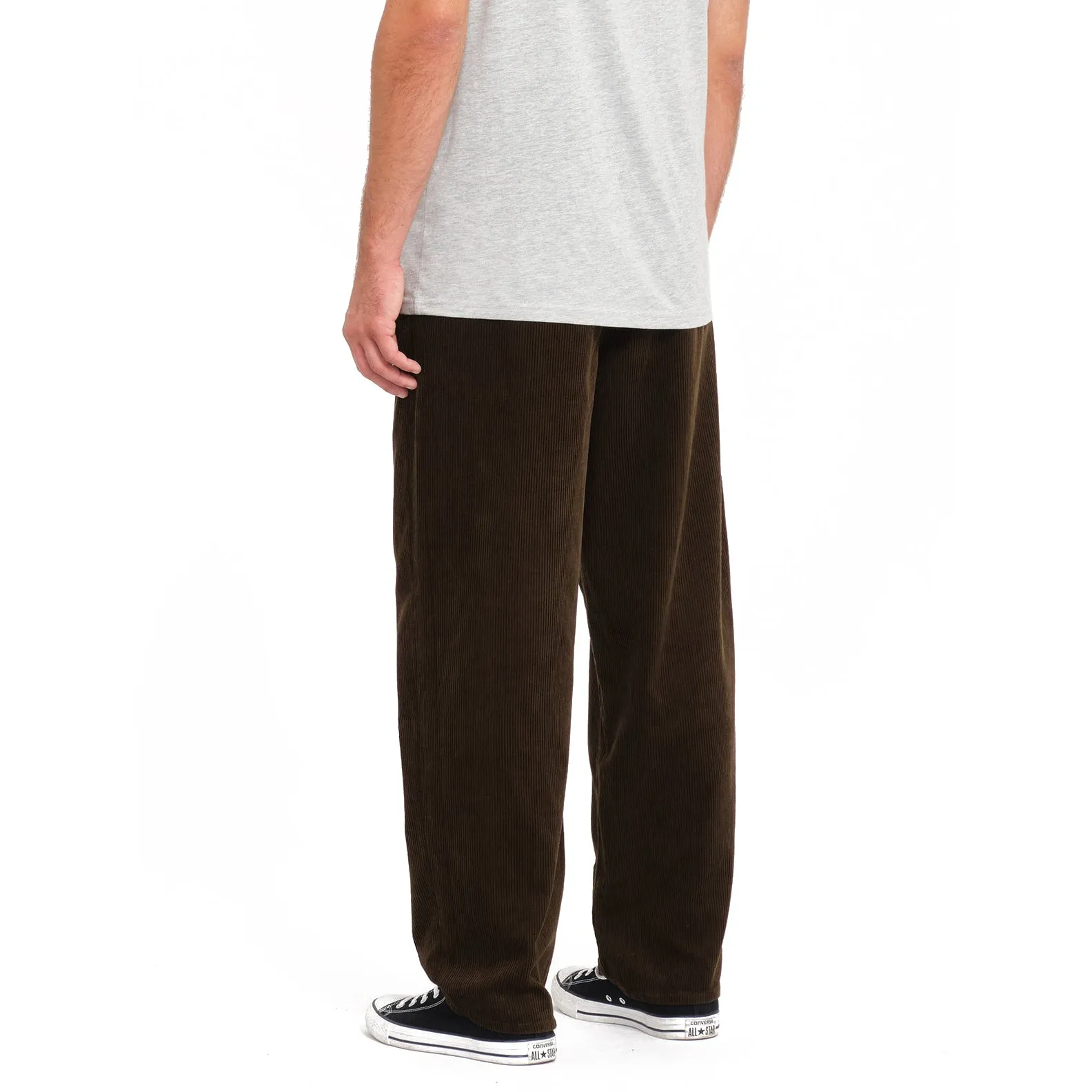 FREAZY LOOSE EW PANT DARK BROWN