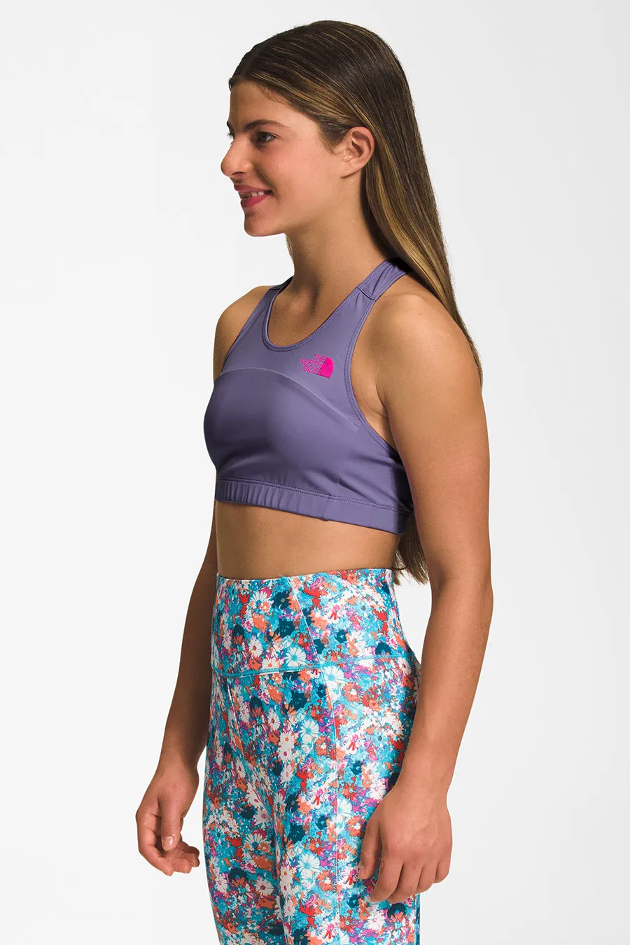 Girls Sports Bra North Face Deep Periwinkle