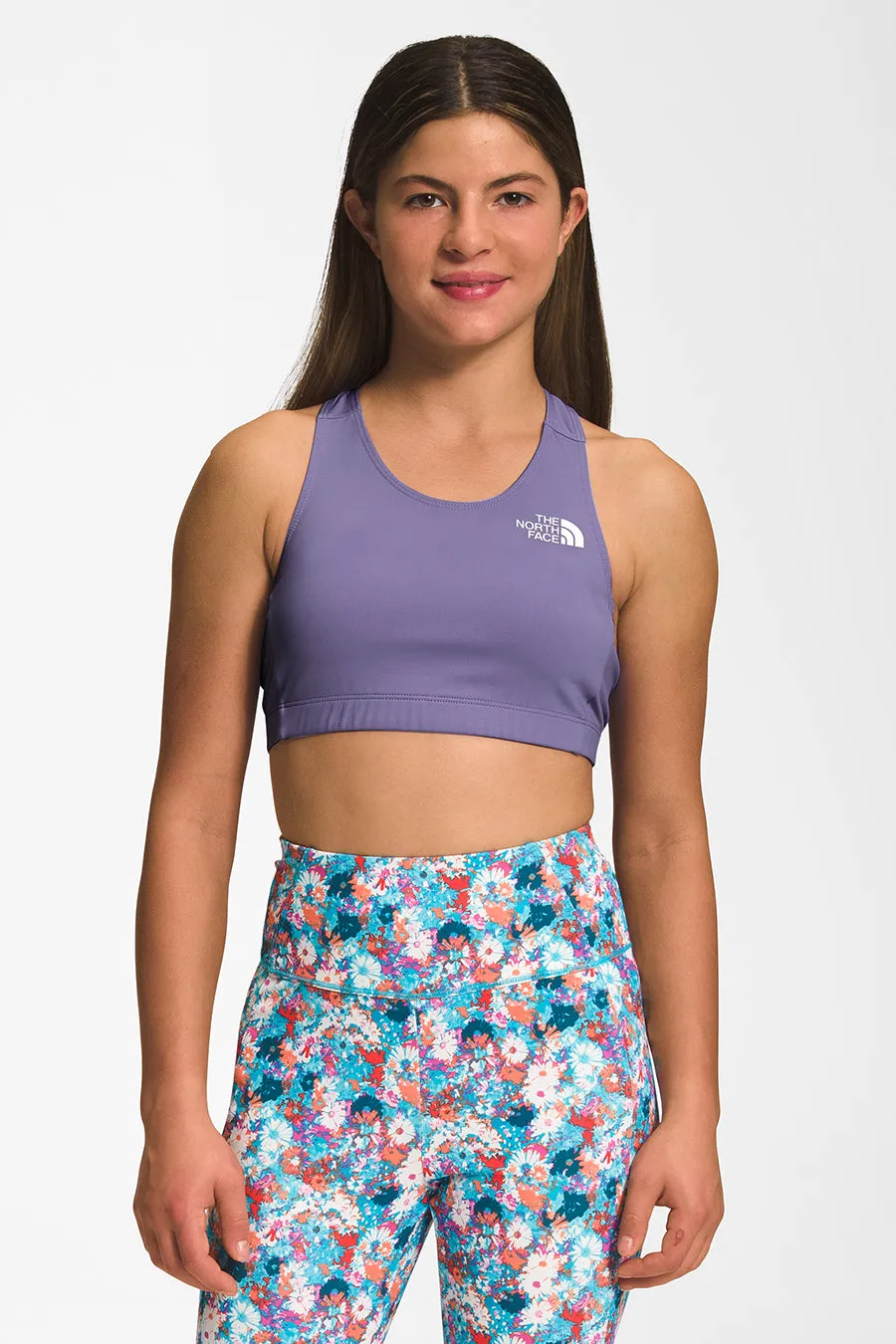 Girls Sports Bra North Face Deep Periwinkle