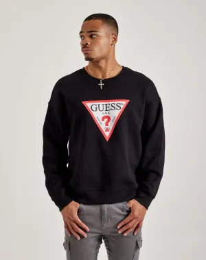 Guess Iconic Triangle Crewneck Sweatshirt