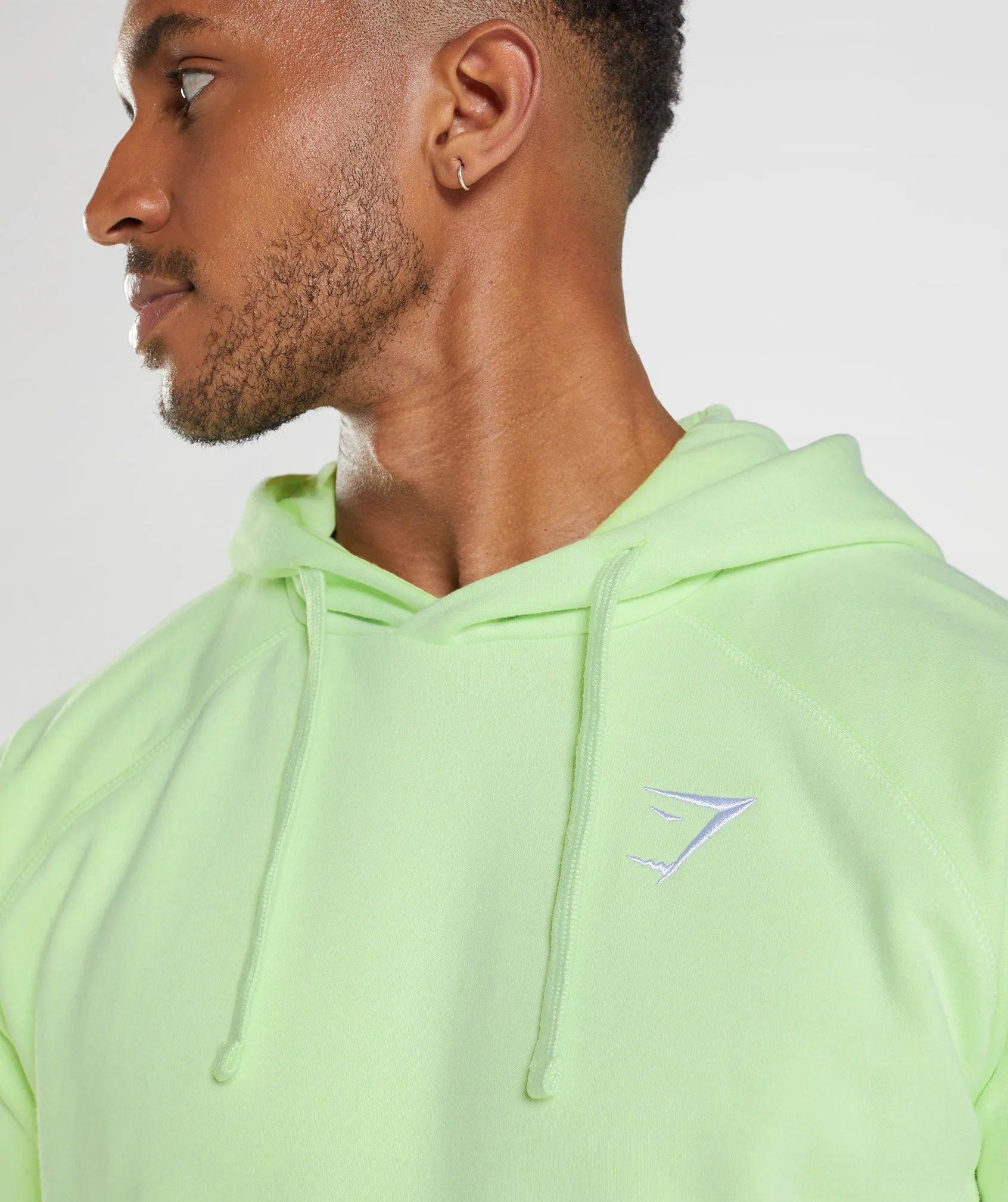 Gymshark Crest Hoodie - Kiwi Green