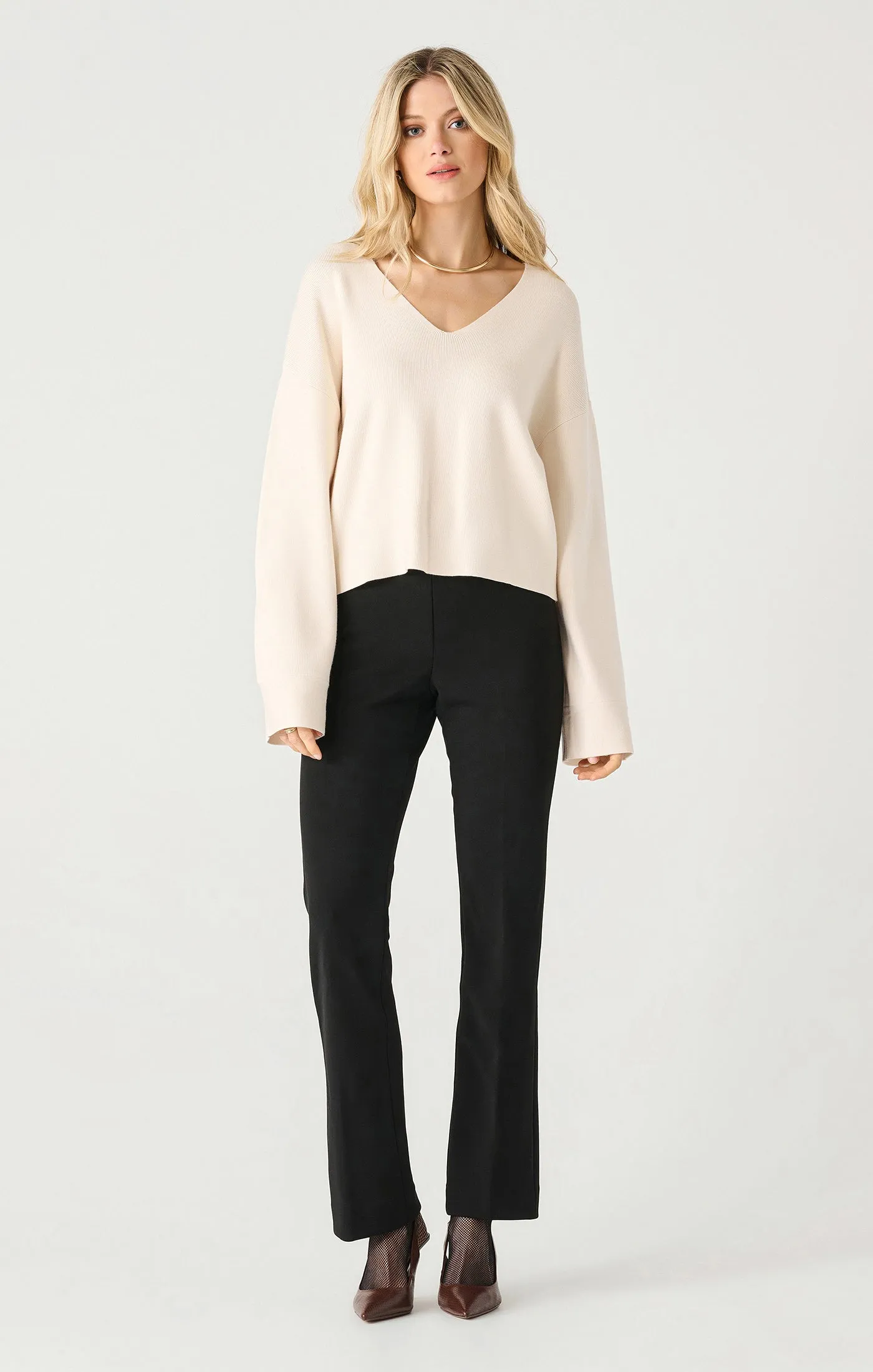 Long Sleeve V Neck Sweater (Dex)