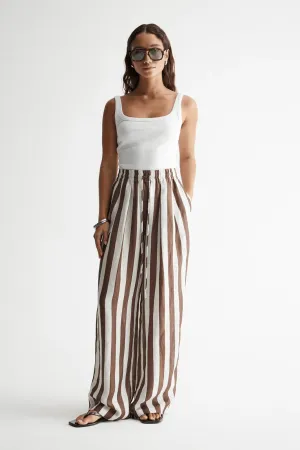 LUMI PANT CHOCOLATE STRIPE