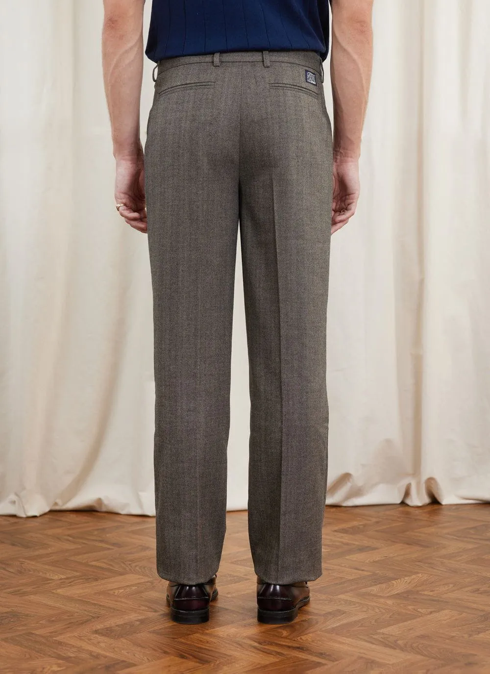 Match Tailored Tapered Trousers | Prince x Percival | Grey