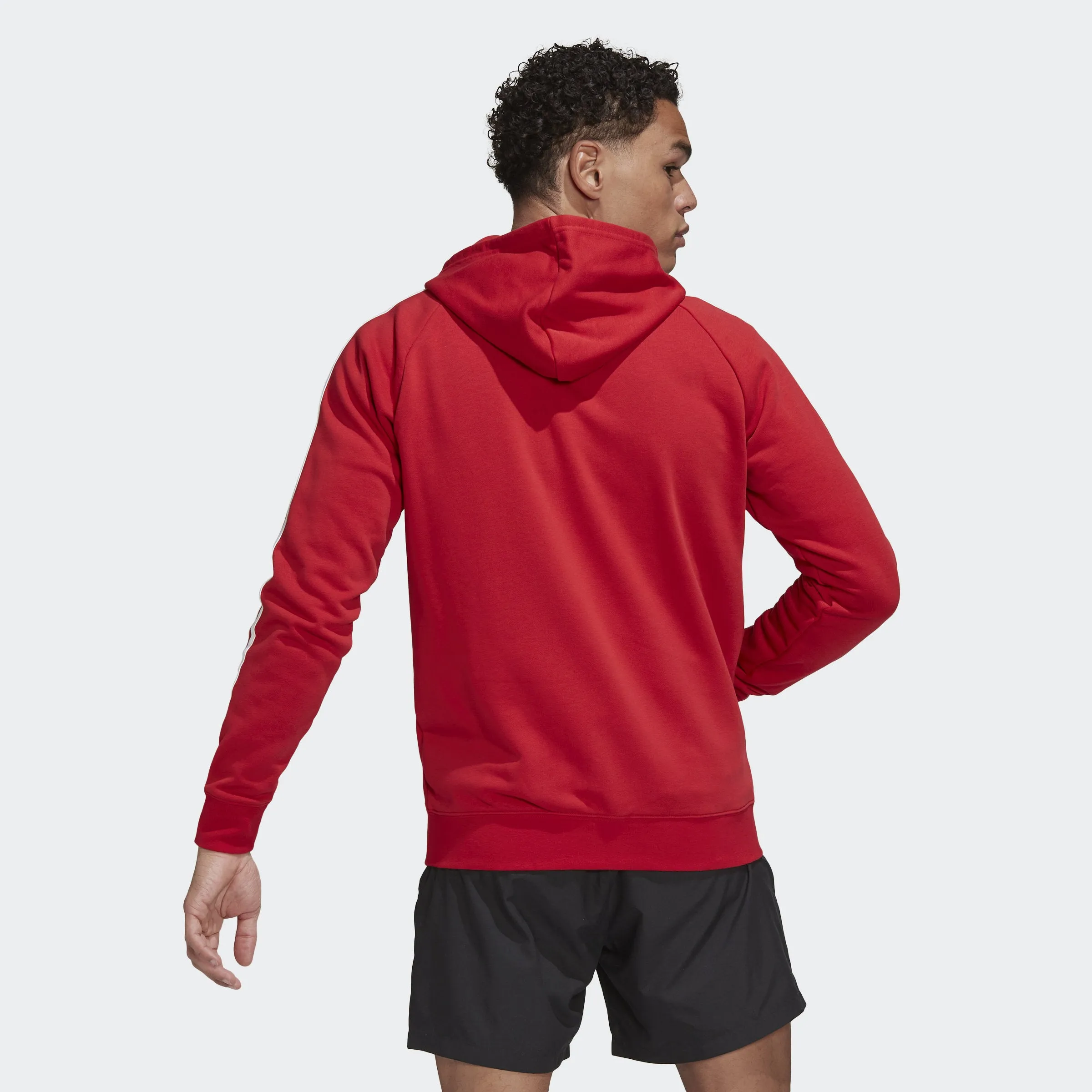 Men's adidas Manchester United 3-Stripes Full-Zip Hoodie