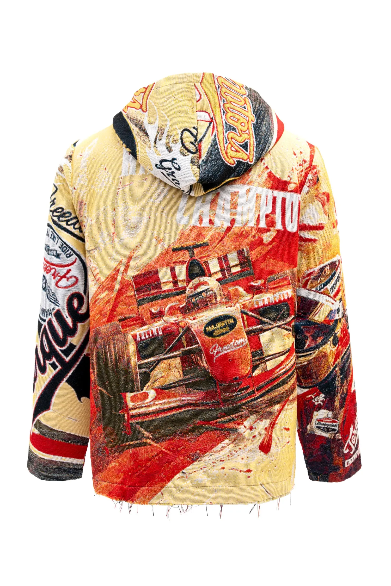 Men's Premium F1 Racer Tapestry Jacquard Long Sleeve Hoodie