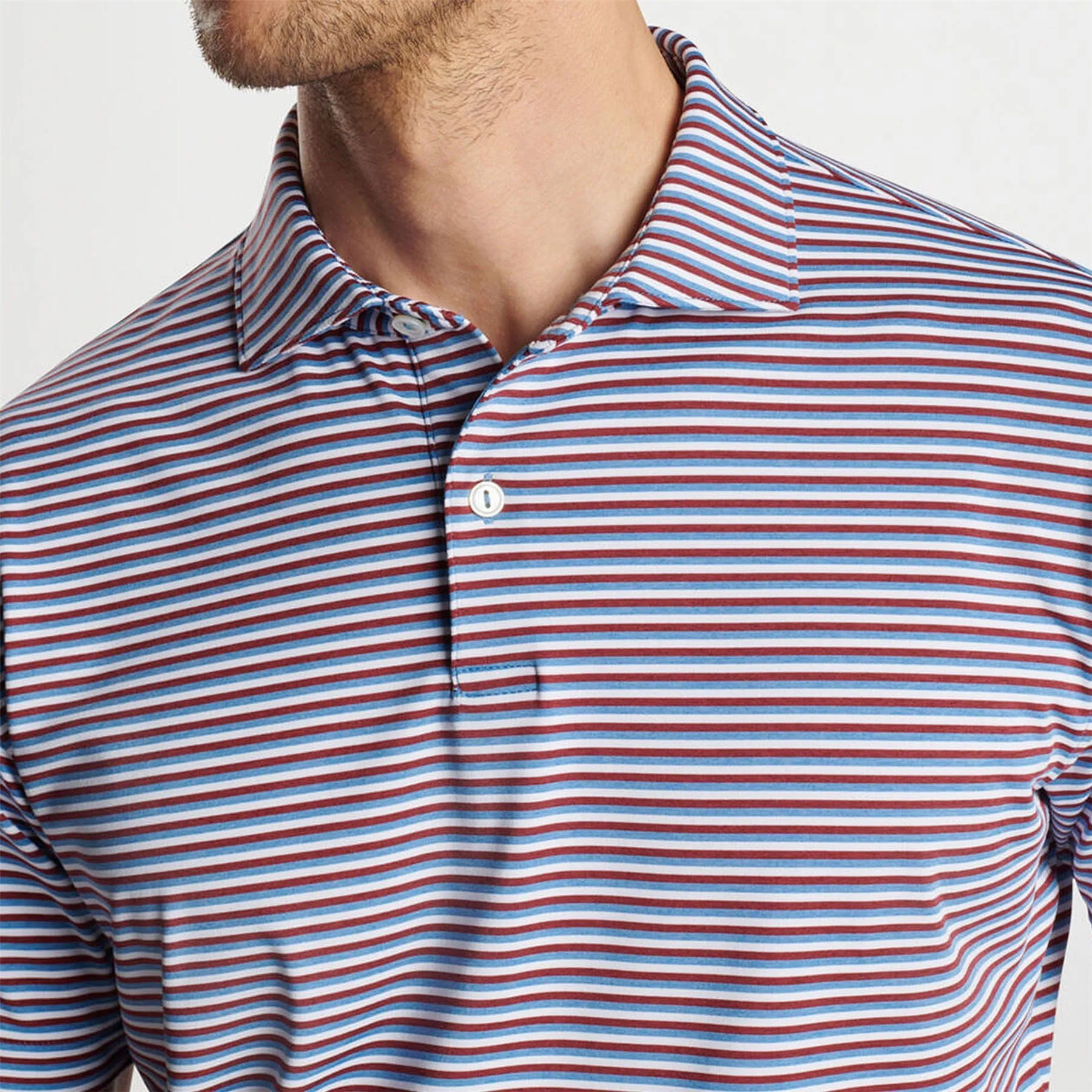 Milton Performance Jersey Polo Brook Blue - AW24