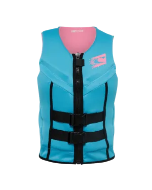 O'Neill Teen Reactor L50S Kids Vest - Turquoise - 2023