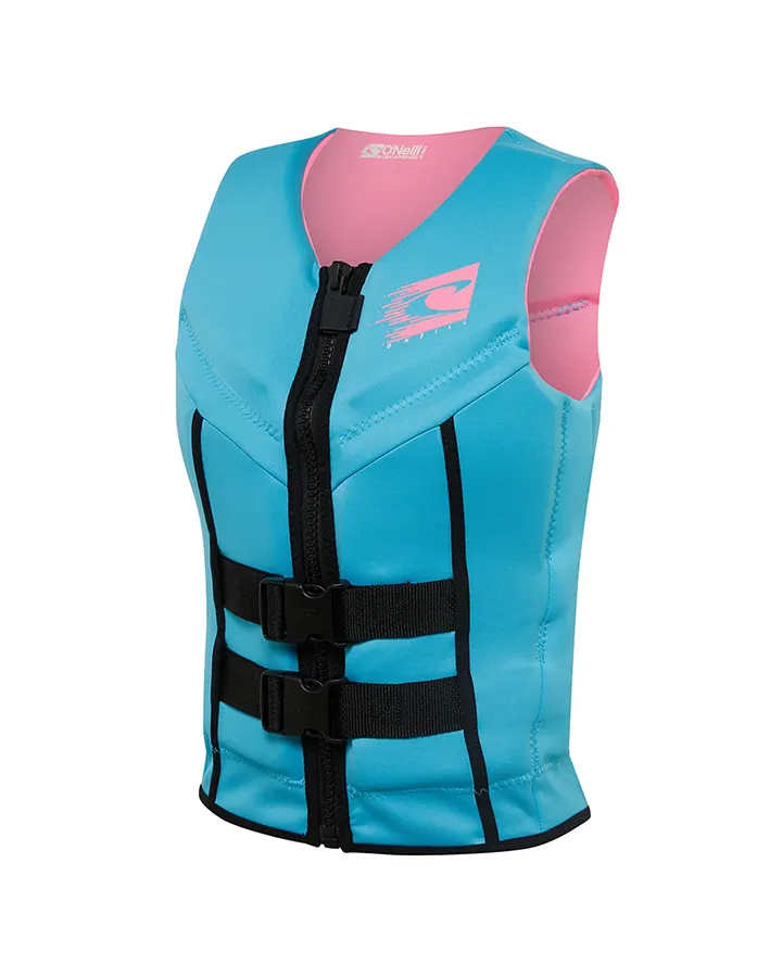 O'Neill Teen Reactor L50S Kids Vest - Turquoise - 2023