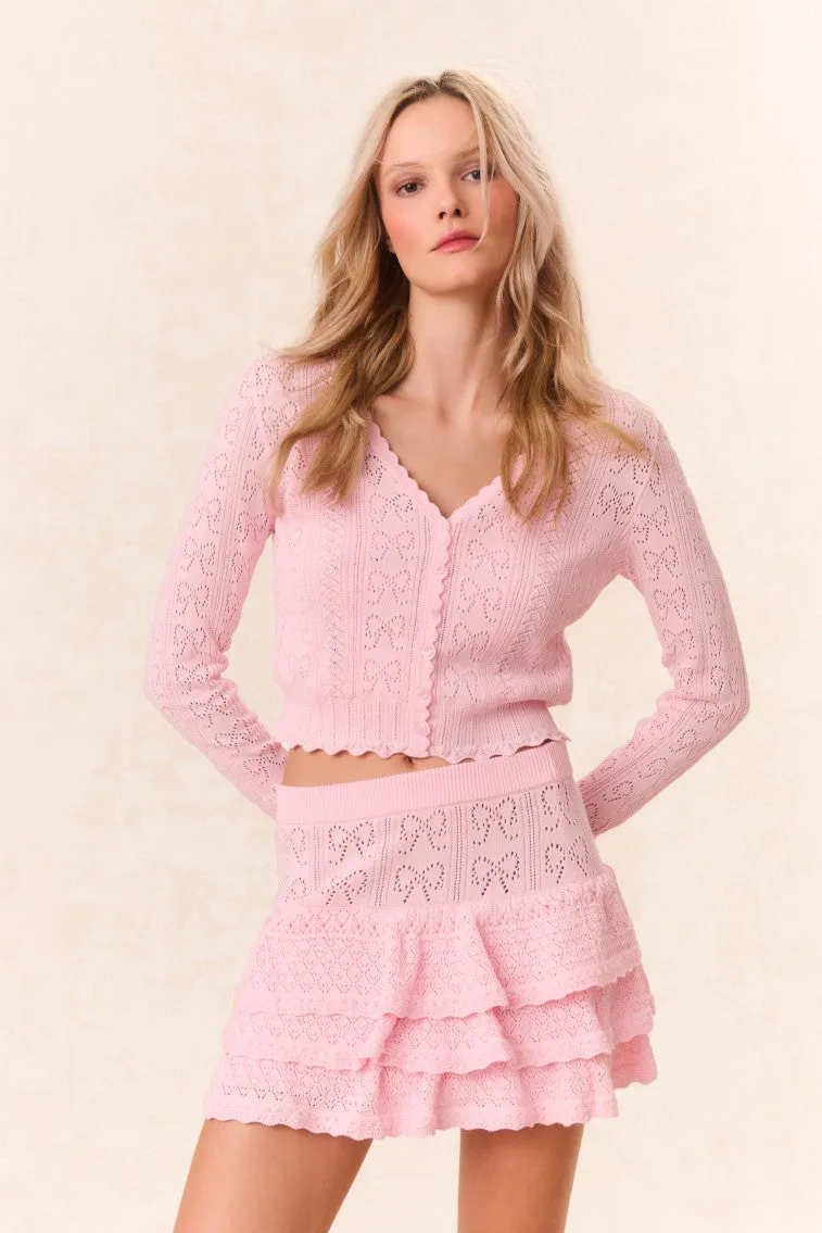 Petra Cardigan- BALLERINA PINK