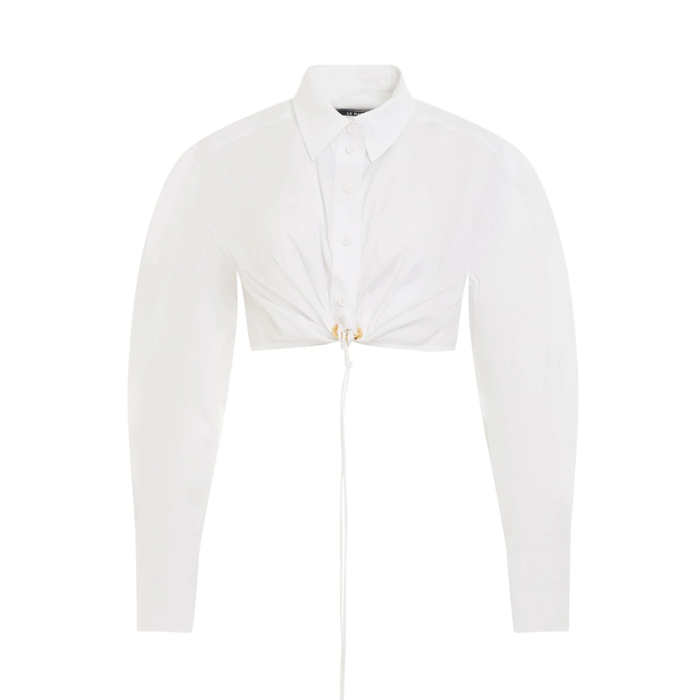 Plidao Crop Shirt in White