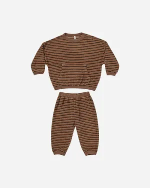 Rylee Cru Relaxed Set || Retro Stripe