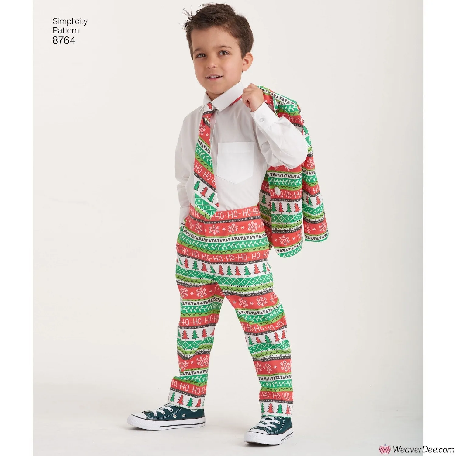 Simplicity Pattern S8764 Boys' Suit & Ties