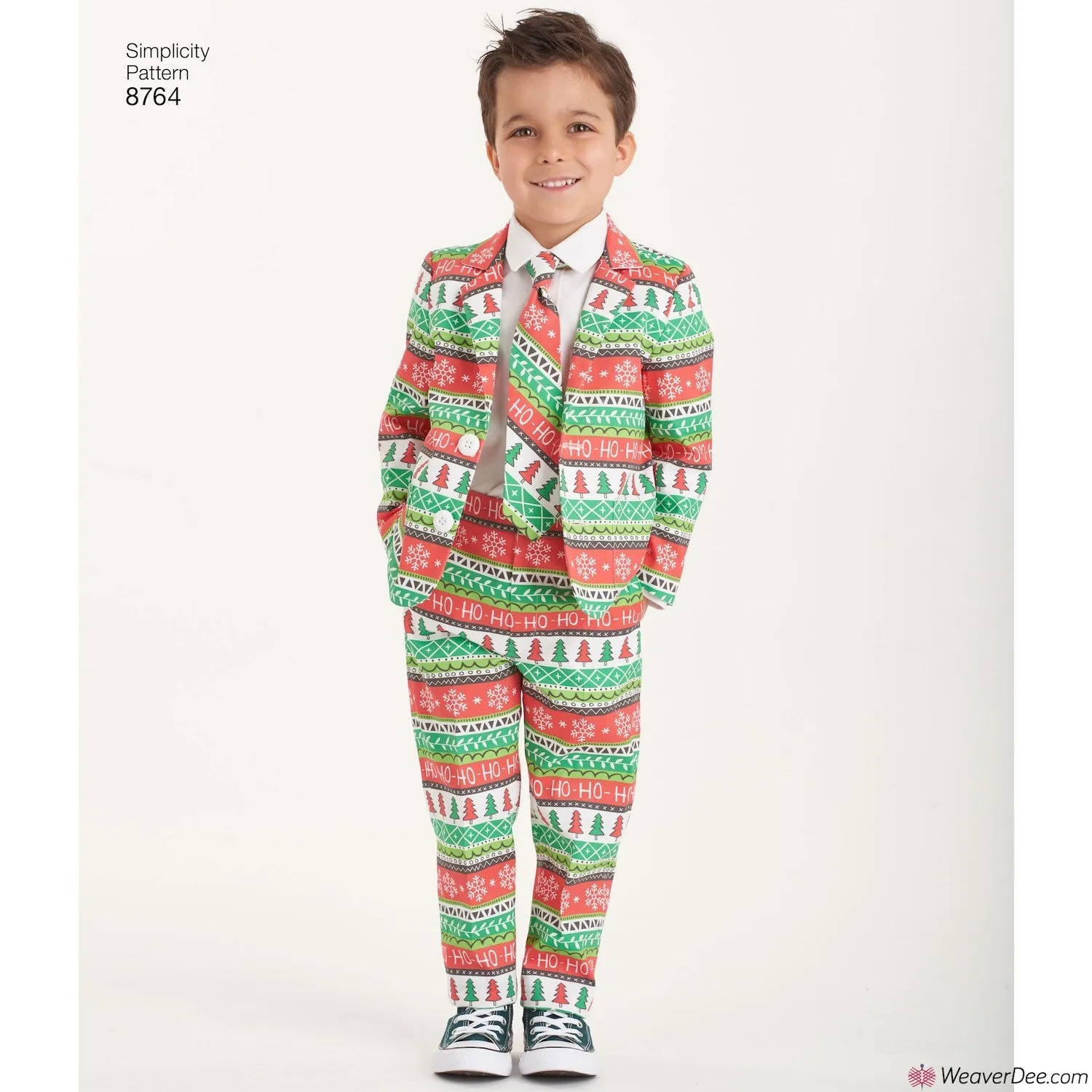 Simplicity Pattern S8764 Boys' Suit & Ties