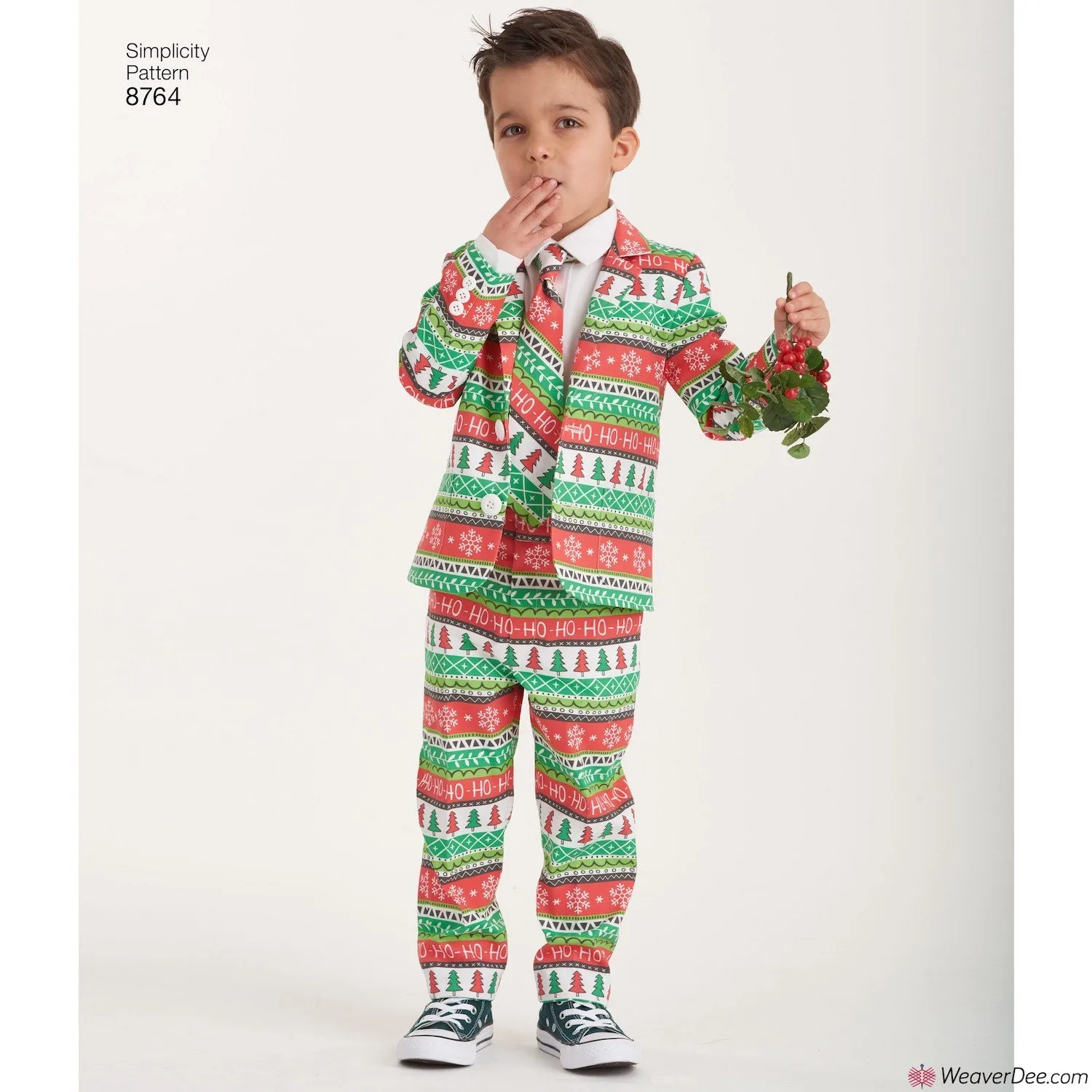 Simplicity Pattern S8764 Boys' Suit & Ties