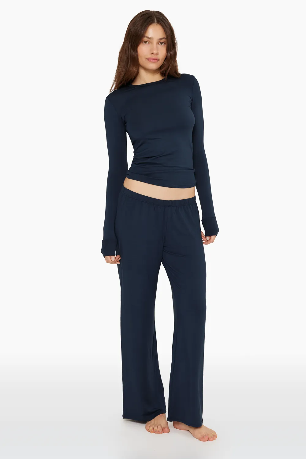 SLEEP JERSEY CLASSIC SLEEP PANTS - OXFORD