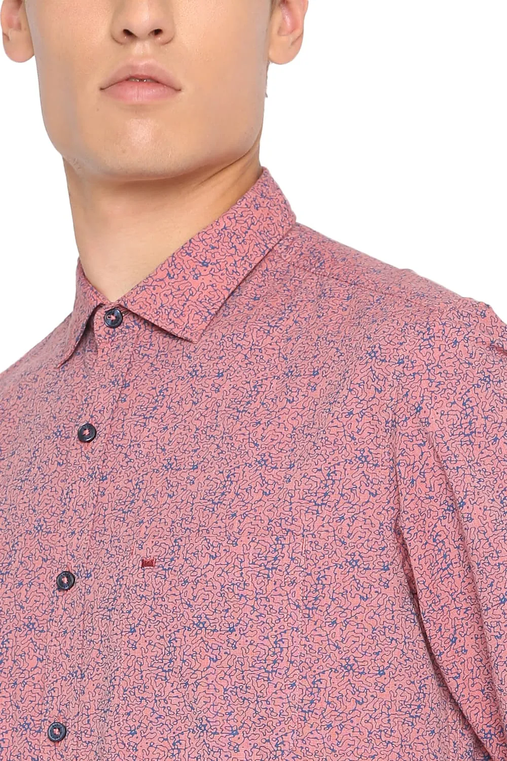 Slim Fite Printed Fila Fil Shirt