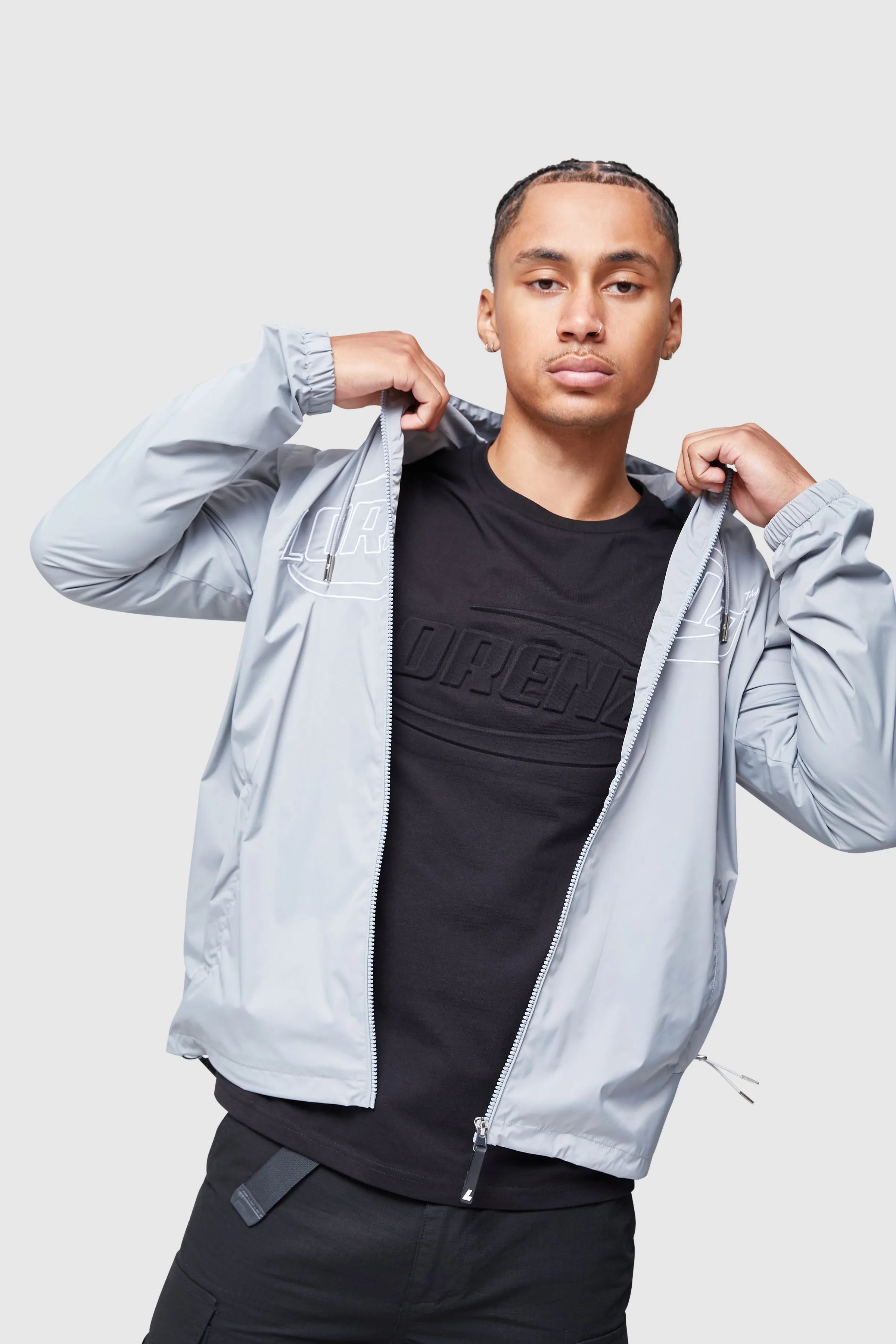 SPLIT WINDBREAKER - GREY