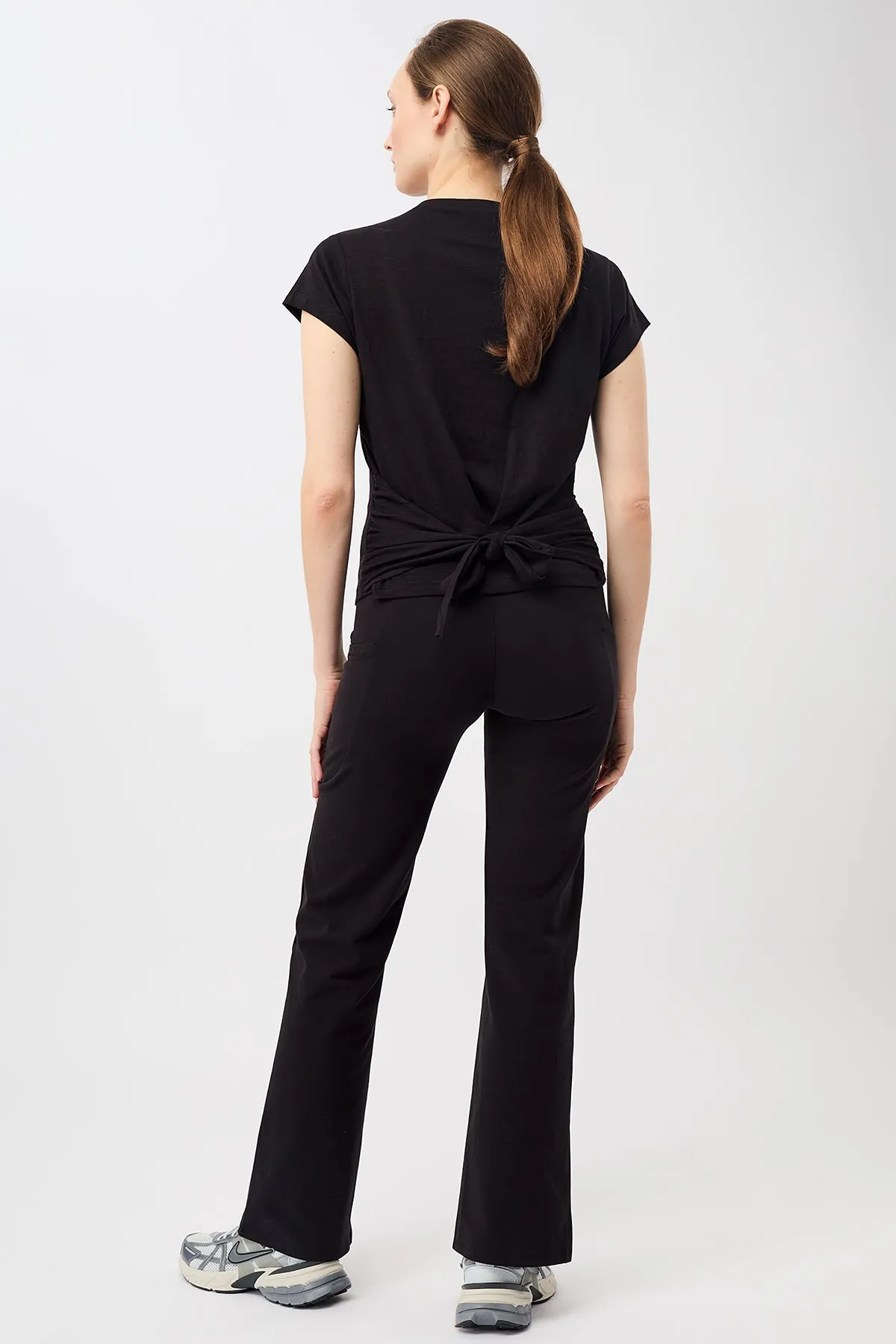 Straight Pants (Black), GOTS