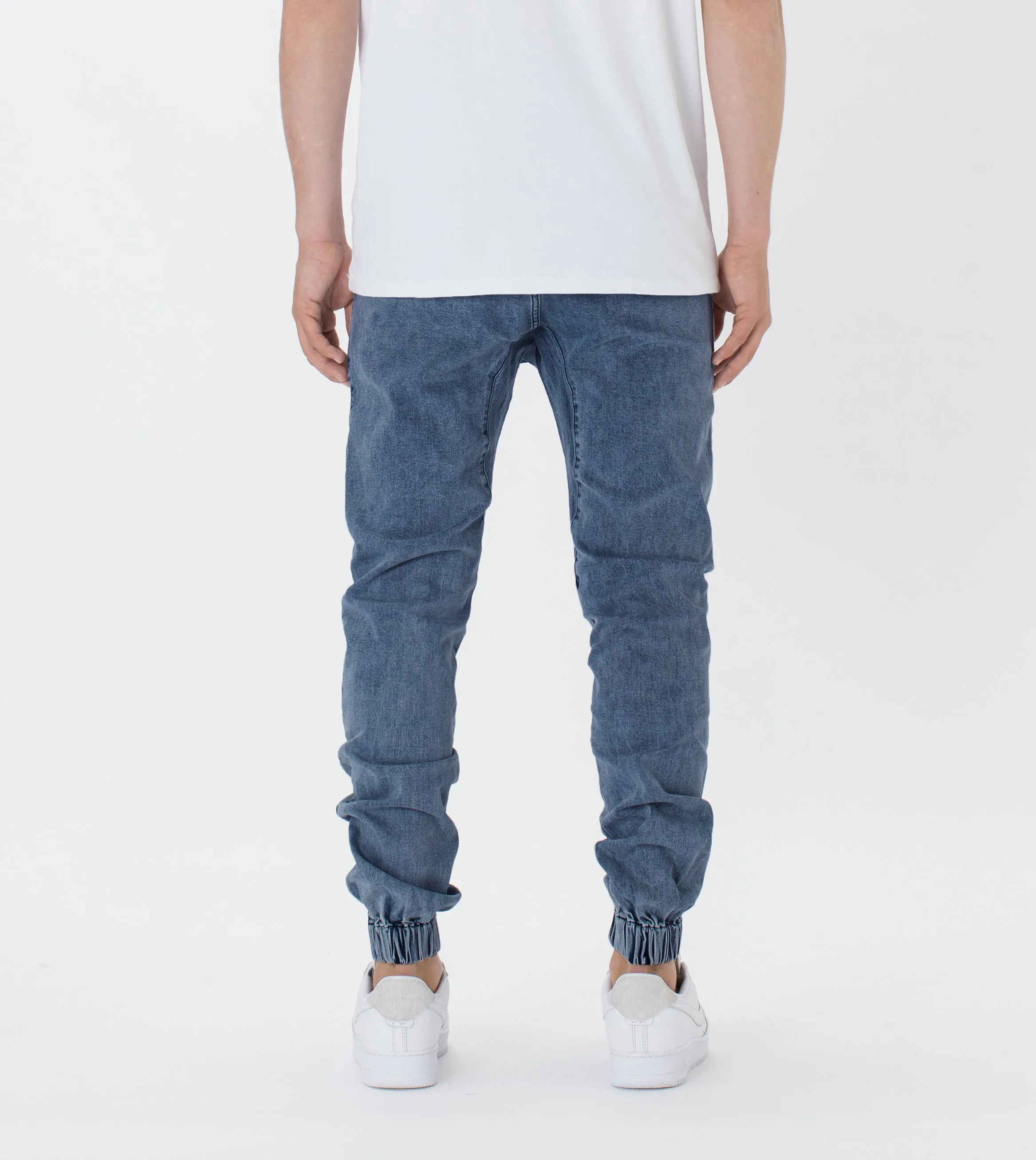 Sureshot Denim Jogger Stripped Indigo