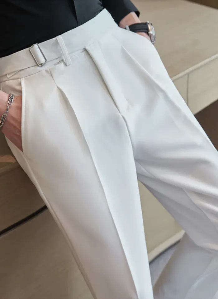 Tailored Naples Trousers - White