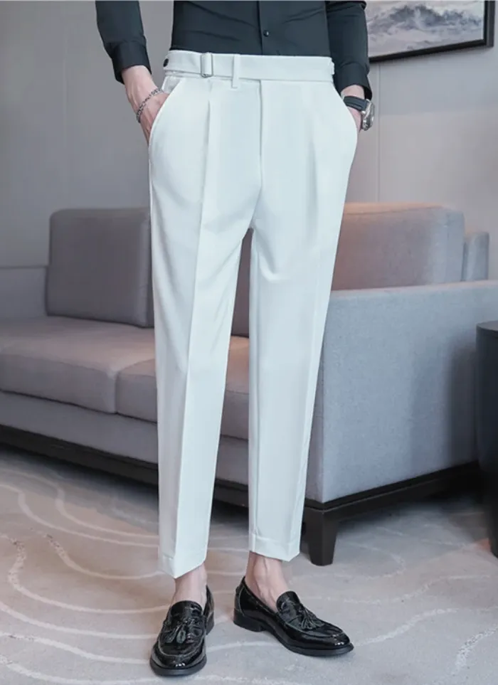 Tailored Naples Trousers - White