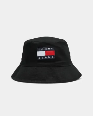 Tommy Jeans Heritage Reversible Bucket Black/Gs Print