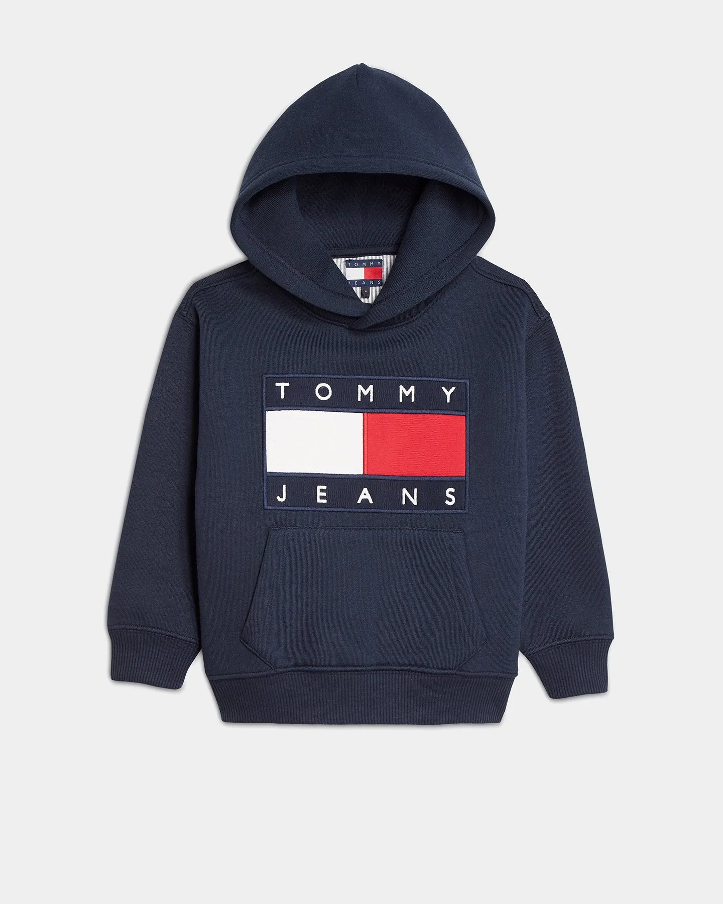 Tommy Jeans Kids TJ Unisex Flag Hoodie Navy