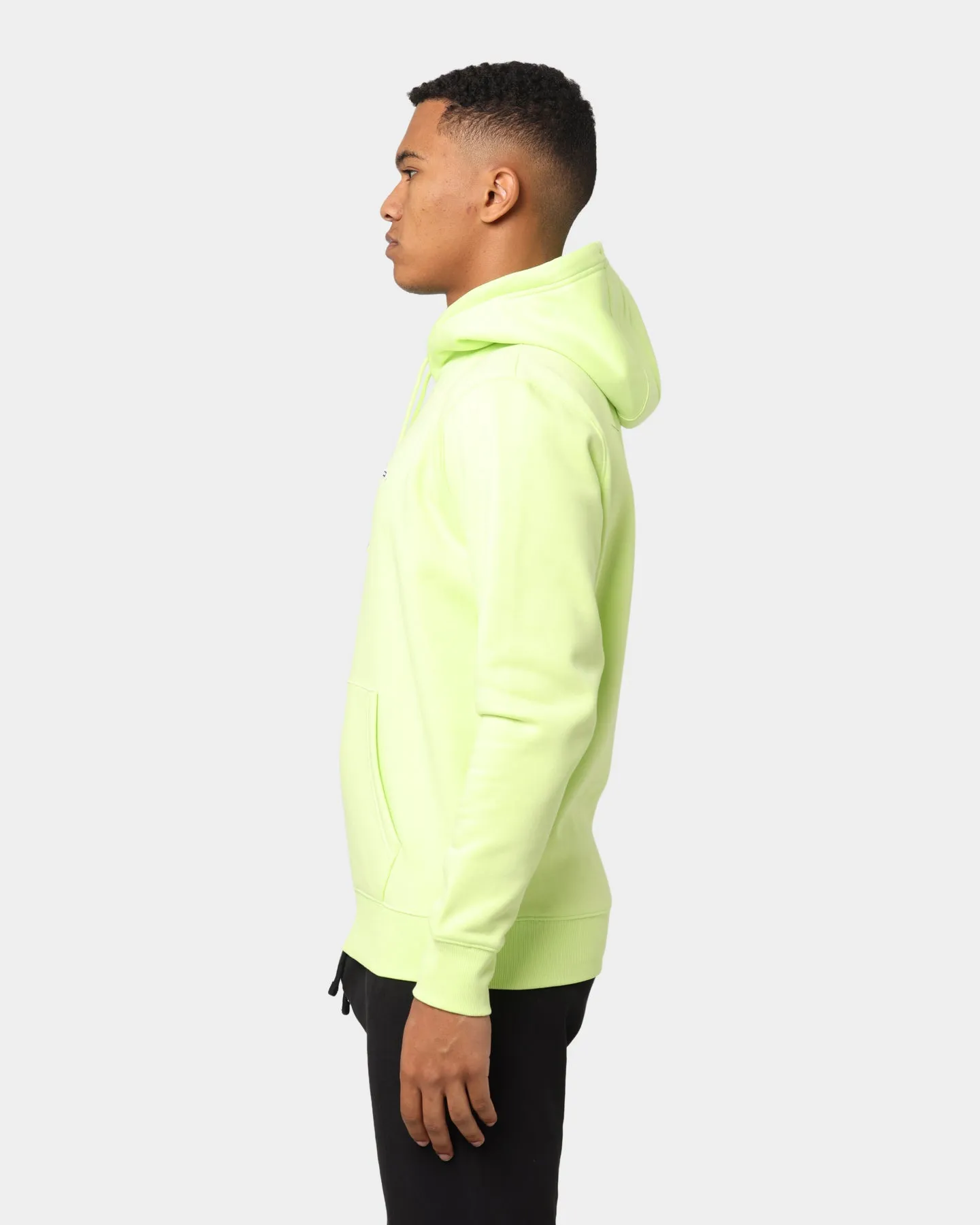 Tommy Jeans Regular Fleece Hoodie Faded Lime