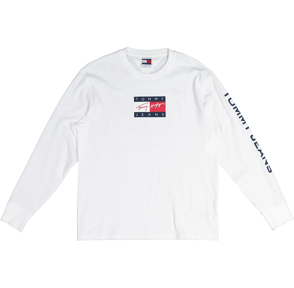 Tommy Jeans Street Archives Long Sleeve T-Shirt Desert Sky