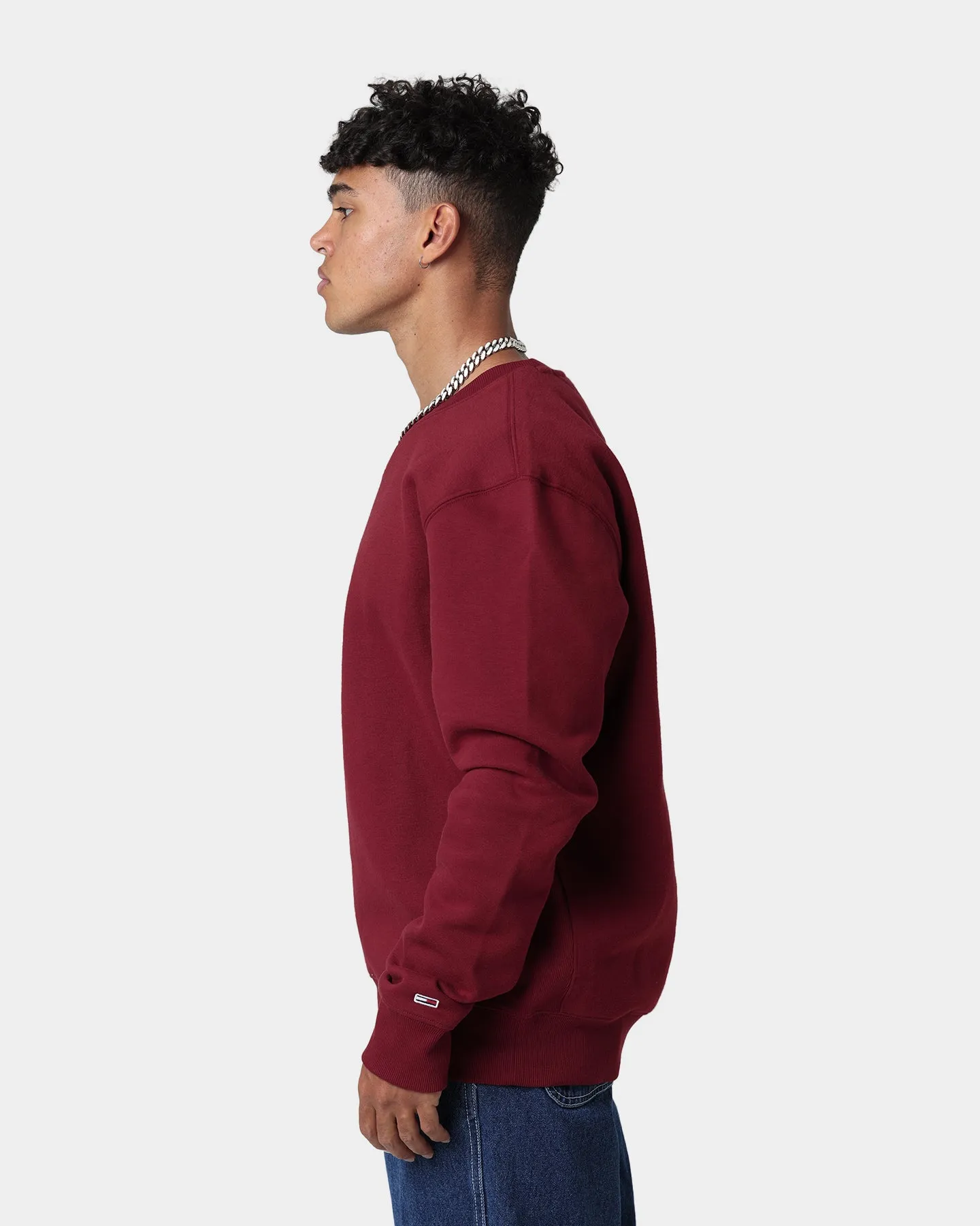 Tommy Jeans TJM Timeless Tommy 2 Crewneck Bing Cherry